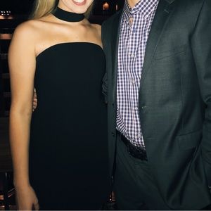 Amanda Uprichard Strapless, collar dress